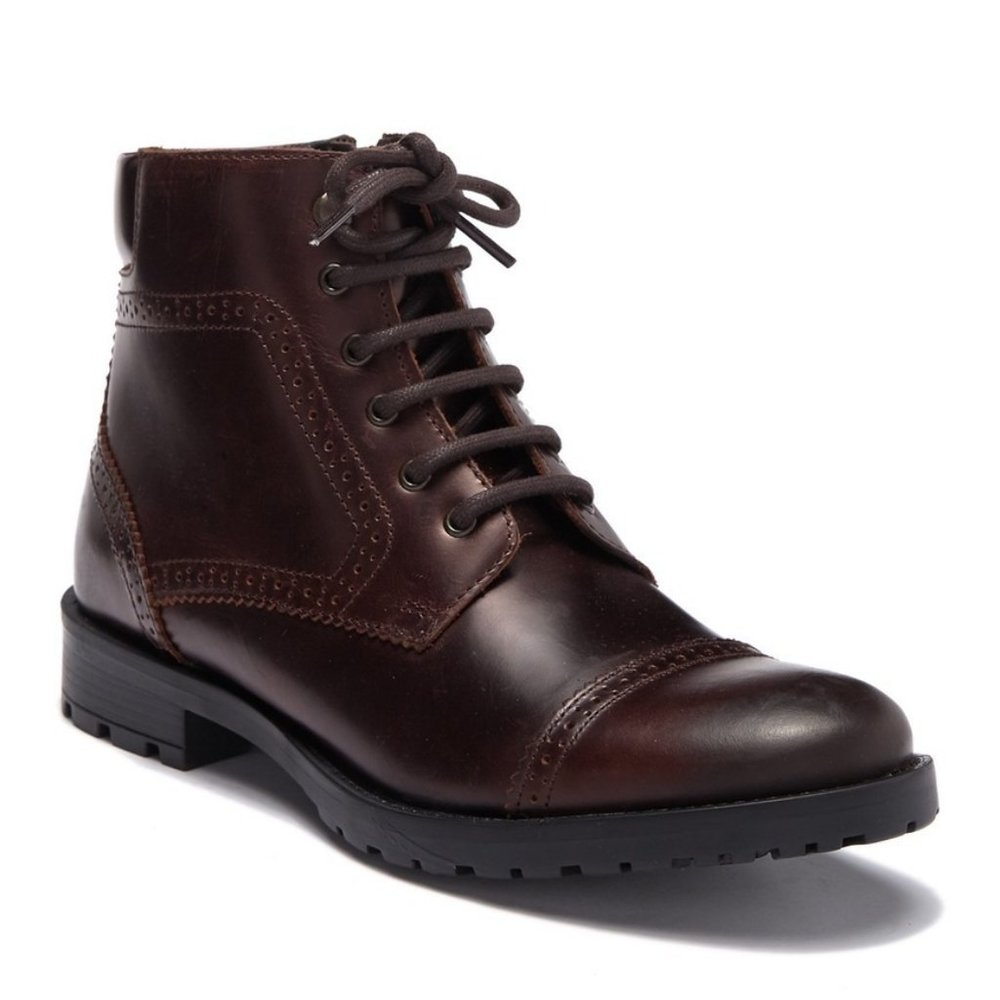 GBX - Bock Leather Cap Toe Lace-Up Boot (10.5M)